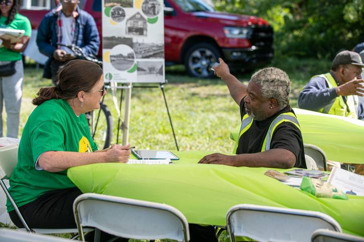 Saint Luke's Foundation hosted a community barbeque in August to gather resident feedback on the new headquarters.